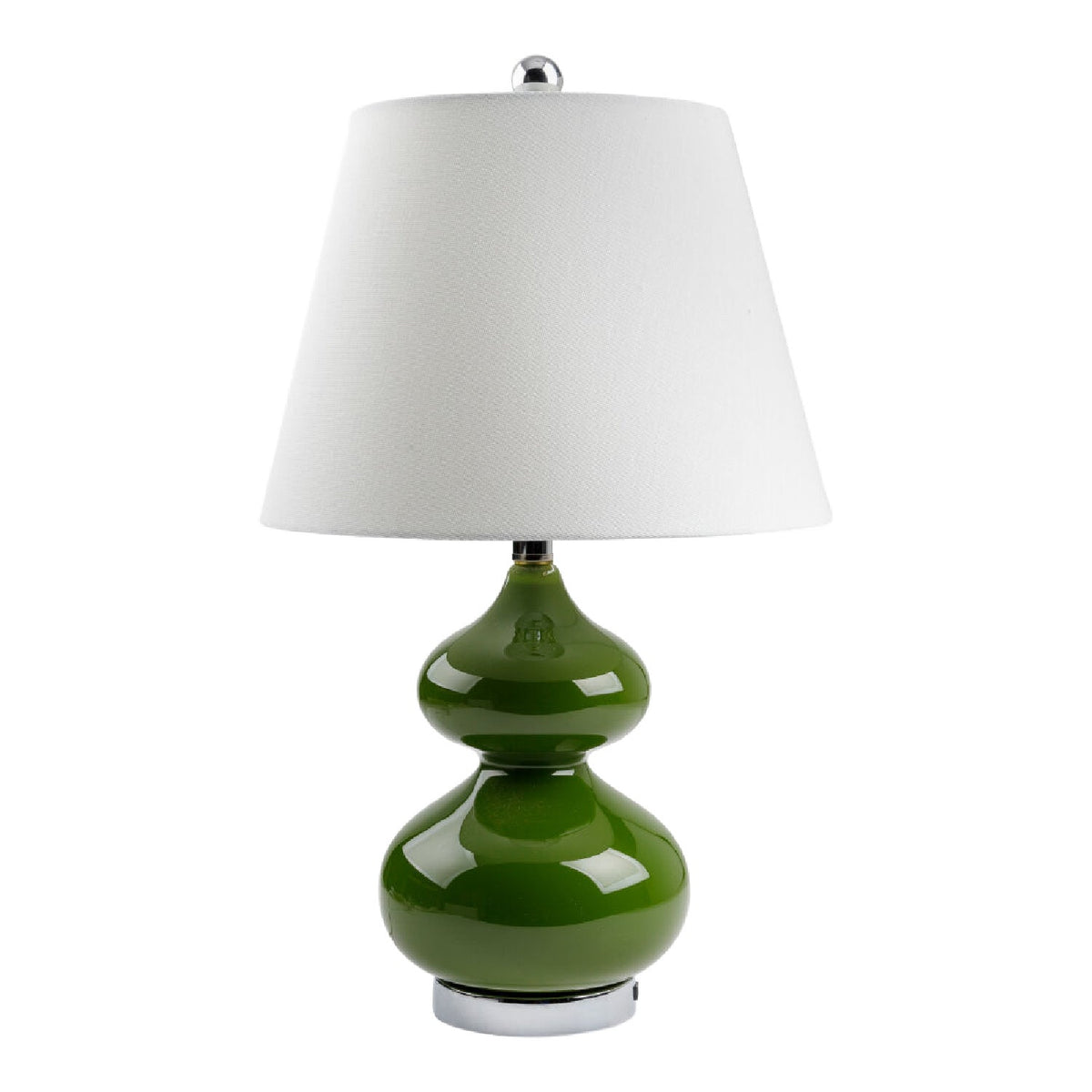 Modern European furniture - Green Glass Accent Table Lamp - www.oroa.com