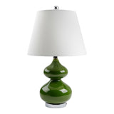 Modern European furniture - Green Glass Accent Table Lamp - www.oroa.com