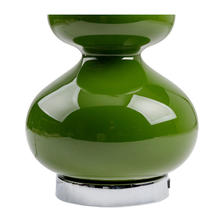 Modern European furniture - Green Glass Accent Table Lamp - www.oroa.com