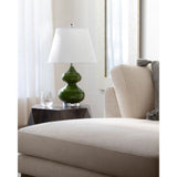 Modern European furniture - Green Glass Accent Table Lamp - www.oroa.com