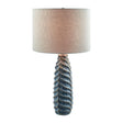 Modern European furniture - Gold Leaf Sculpted Table Lamp - www.oroa.com