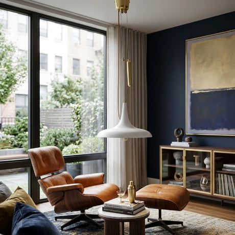 Modern European furniture - Hat-Shaped Metal Pendant Lamp - www.oroa.com