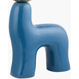 Modern European furniture - White Glass Sculptural Table Lamp - www.oroa.com