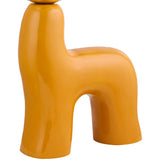 Modern European furniture - White Glass Sculptural Table Lamp - www.oroa.com