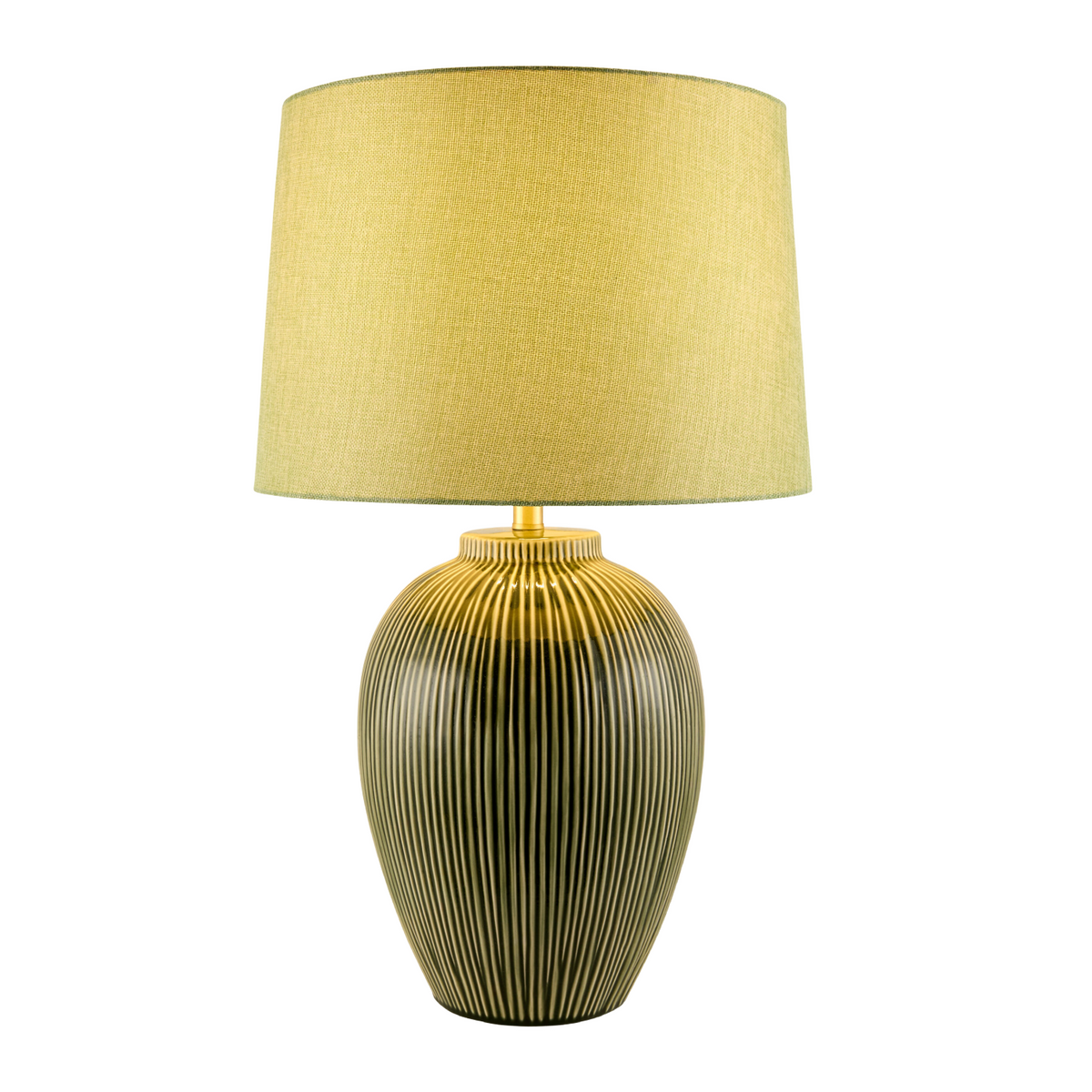 Modern European furniture - Striped Ceramic Accent Table Lamp - www.oroa.com
