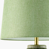 Modern European furniture - Striped Ceramic Accent Table Lamp - www.oroa.com