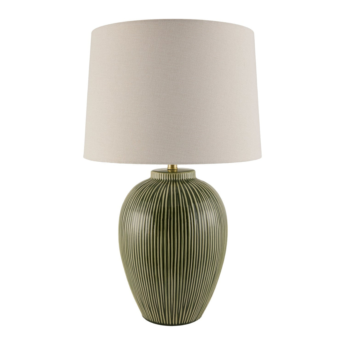 Modern European furniture - Striped Ceramic Accent Table Lamp - www.oroa.com