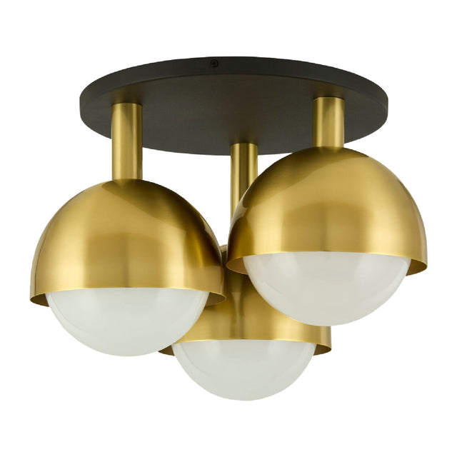 Modern European furniture - Gold Dome 3-Light Ceiling Lamp - www.oroa.com
