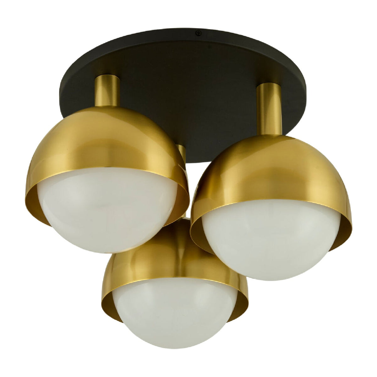 Modern European furniture - Gold Dome 3-Light Ceiling Lamp - www.oroa.com
