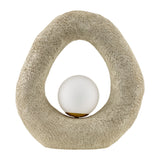 Modern European furniture - Cream Organic-Shaped Table Lamp - www.oroa.com