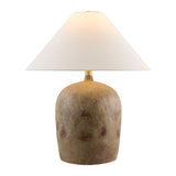 Modern European furniture - White Linen Empire Table Lamp - www.oroa.com
