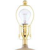 Modern European furniture - White Linen Empire Table Lamp - www.oroa.com