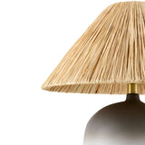 Modern European furniture - Seagrass Fibers Accent Table Lamp - www.oroa.com