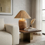 Modern European furniture - Seagrass Fibers Accent Table Lamp - www.oroa.com