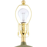 Modern European furniture - White Linen Empire Table Lamp - www.oroa.com
