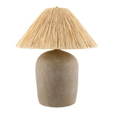 Modern European furniture - Seagrass Fibers Accent Table Lamp - www.oroa.com