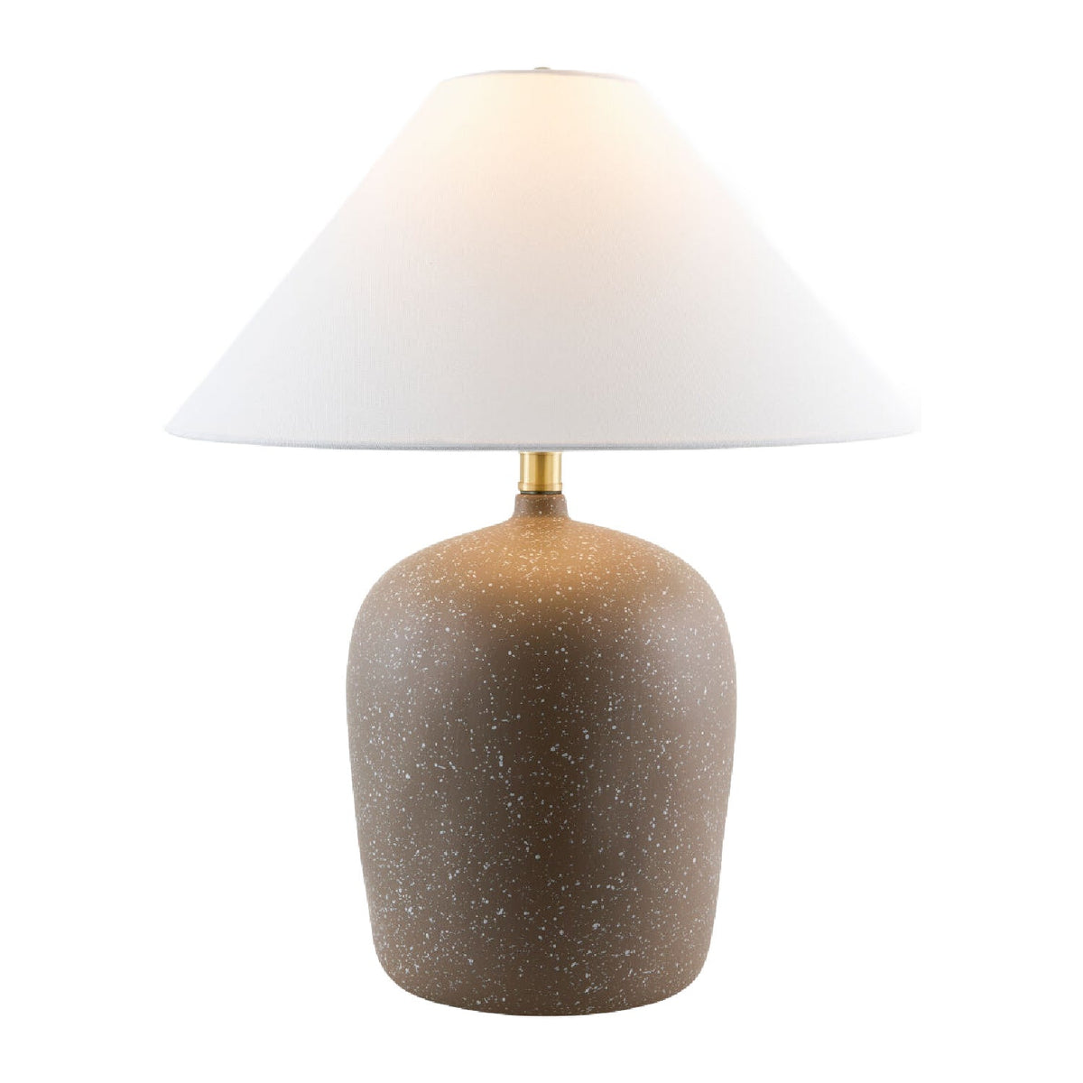 Modern European furniture - White Linen Empire Table Lamp - www.oroa.com