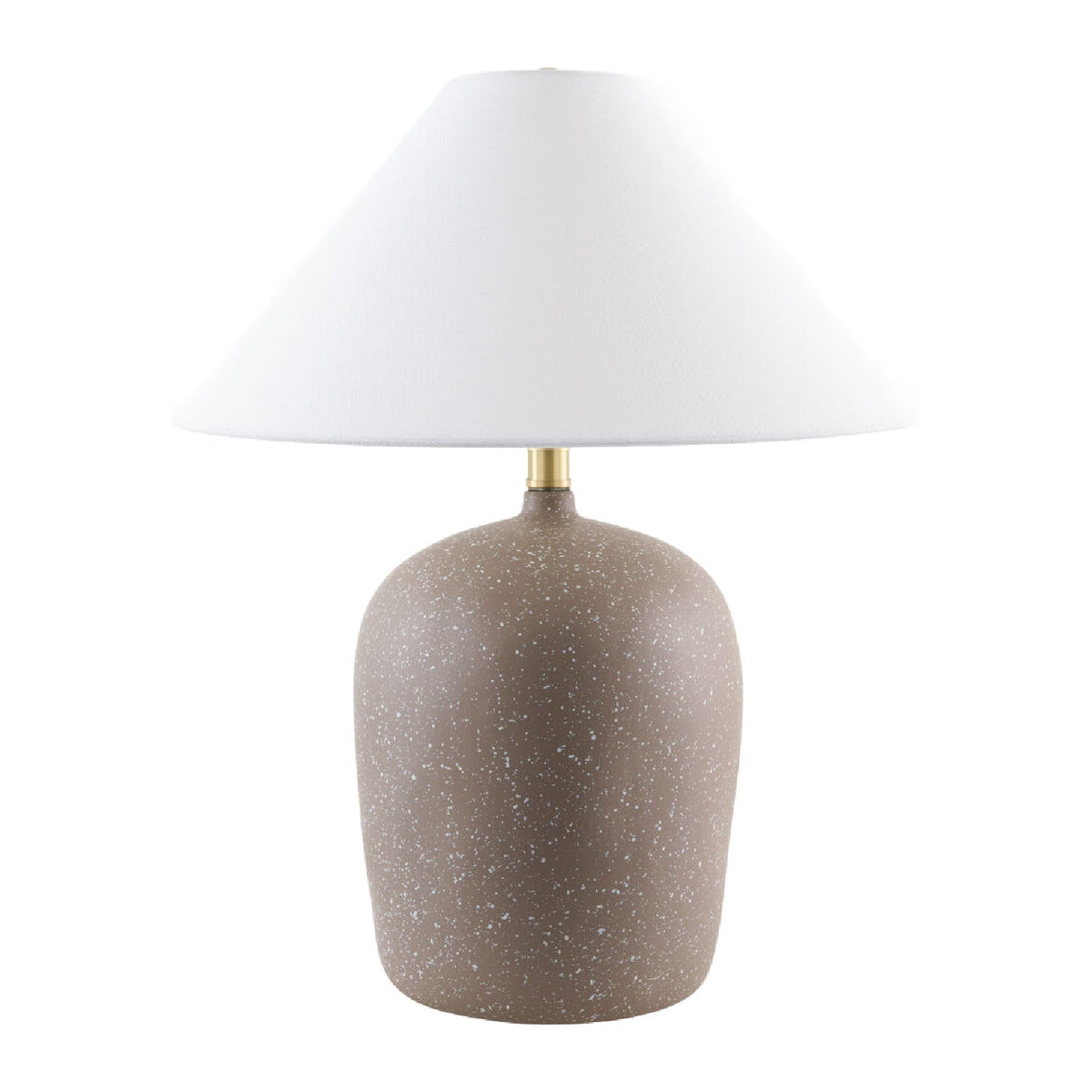Modern European furniture - White Linen Empire Table Lamp - www.oroa.com