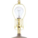 Modern European furniture - White Linen Empire Table Lamp - www.oroa.com