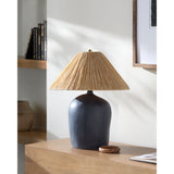 Modern European furniture - Seagrass Fibers Accent Table Lamp - www.oroa.com