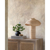 Modern European furniture - Natural Rattan Accent Table Lamp - www.oroa.com
