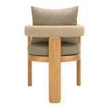 Modern European furniture - Cushioned Teak Outdoor Dining Chair - www.oroa.com