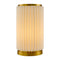 Modern European furniture - White Fluted Linen Table Lamp - www.oroa.com