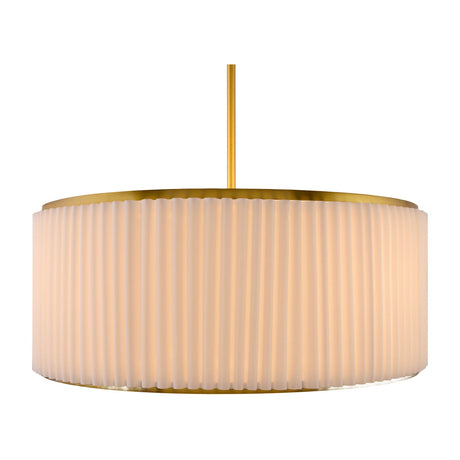 Modern European furniture - White Fluted 2-Light Chandelier - www.oroa.com