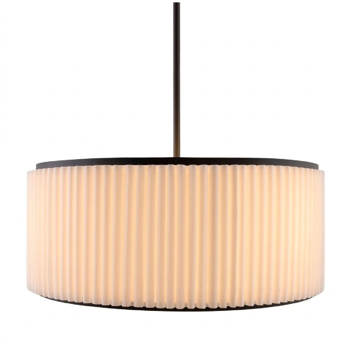 Modern European furniture - White Fluted 2-Light Chandelier - www.oroa.com
