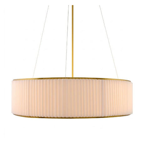 Modern European furniture - White Fluted 2-Light Chandelier - www.oroa.com