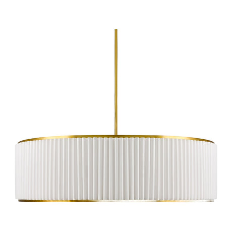 Modern European furniture - White Fluted 2-Light Chandelier - www.oroa.com