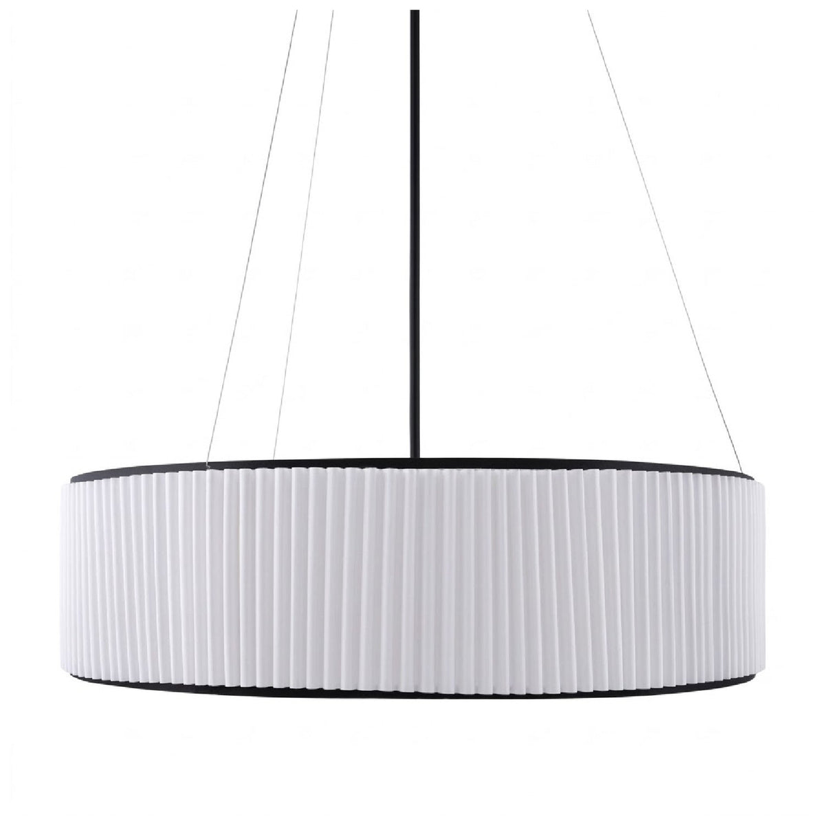 Modern European furniture - White Fluted 2-Light Chandelier - www.oroa.com