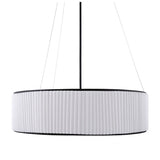 Modern European furniture - White Fluted 2-Light Chandelier - www.oroa.com