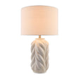 Modern European furniture - White Carved Ceramic Table Lamp - www.oroa.com