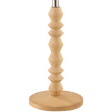 Modern European furniture - Wood Veneer Linen Table Lamp - www.oroa.com