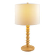 Modern European furniture - Wood Veneer Linen Table Lamp - www.oroa.com
