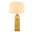 Modern European furniture - Yellow Glass Accent Table Lamp - www.oroa.com