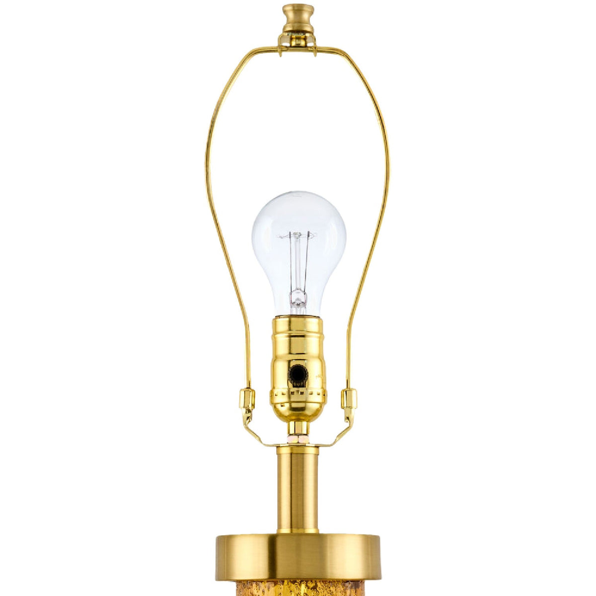 Modern European furniture - Yellow Glass Accent Table Lamp - www.oroa.com