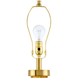 Modern European furniture - Yellow Glass Accent Table Lamp - www.oroa.com