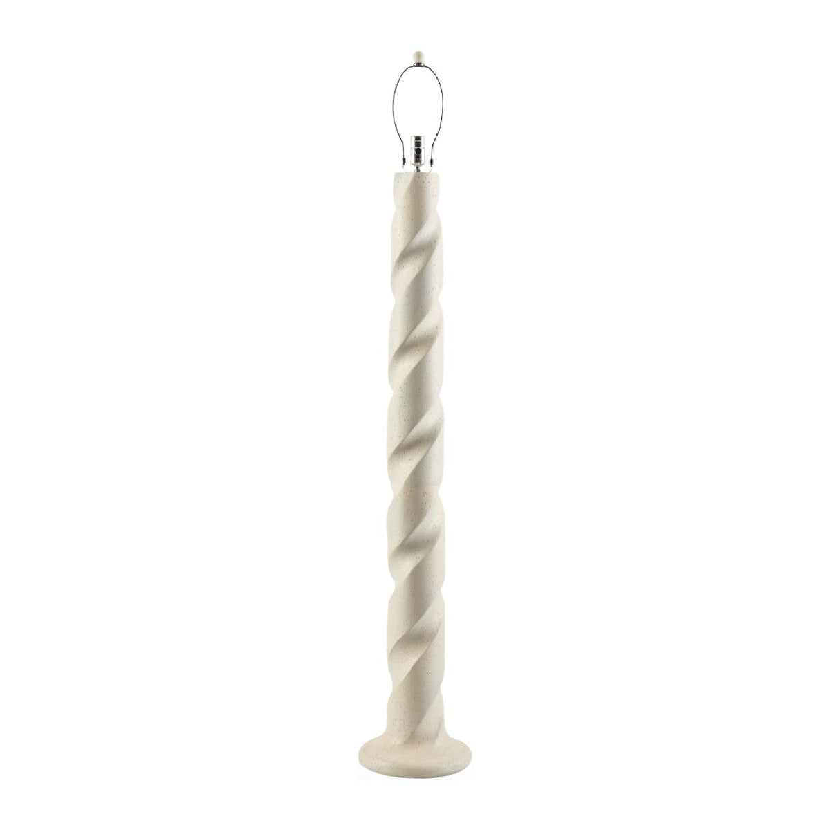 Modern European furniture - Cream Spiral Accent Floor Lamp - www.oroa.com