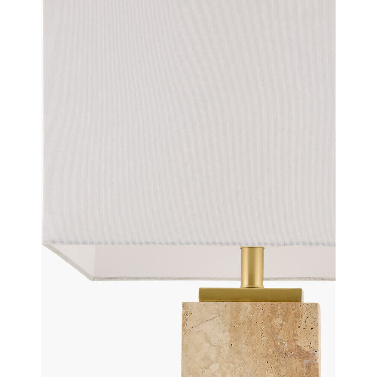 Modern European furniture - Natural Travertine Accent Table Lamp - www.oroa.com