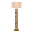 Modern European furniture - Natural Travertine Accent Floor Lamp - www.oroa.com