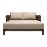 Modern European furniture - Cushioned Wicker Outdoor Daybed - www.oroa.com