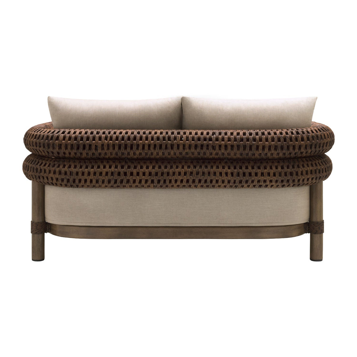 Modern European furniture - Cushioned Wicker Outdoor Daybed - www.oroa.com