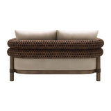 Modern European furniture - Cushioned Wicker Outdoor Daybed - www.oroa.com