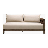 Modern European furniture - Cushioned Wicker Outdoor Right-Armed Sofa - www.oroa.com