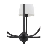 Modern European furniture - White Cotton Shade Chandelier - www.oroa.com