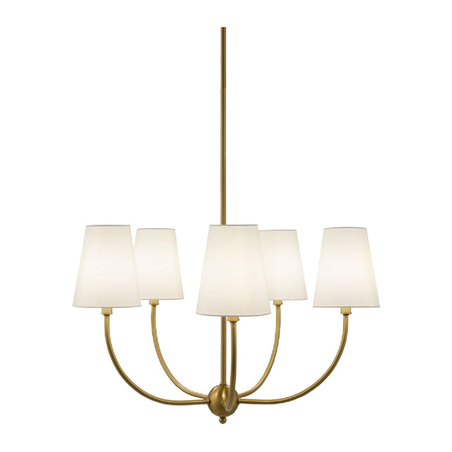 Modern European furniture - White Cotton Shade Chandelier - www.oroa.com