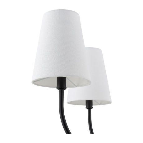 Modern European furniture - White Cotton Shade Chandelier - www.oroa.com