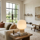 Modern European furniture - Travertine Base Table Lamp - www.oroa.com